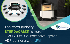  GMSL2 IP69K automotive-grade camera with HDR and LFM