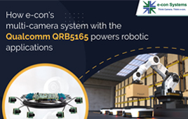 How e-con's multi-camera system with the Qualcomm QRB5165 powers robotic applications