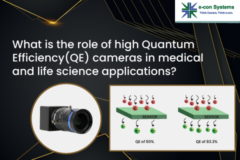 role of high QE cameras in medical and life science applications