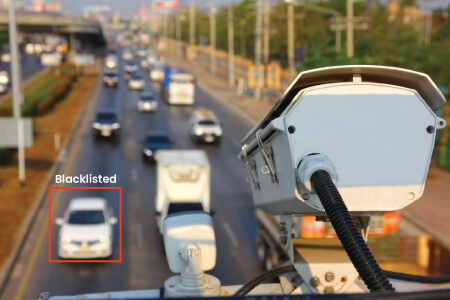 Geo-Tagged Blacklisted Vehicle Alerts