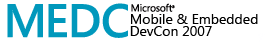 Microsoft Mobile & Embedded DevCon 2007
