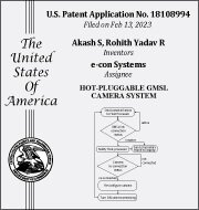 HOT-PLUGGABLE GMSL CAMERA SYSTEM