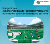 Integrating a synchronized multi-camera system into automated sports broadcasting systems
