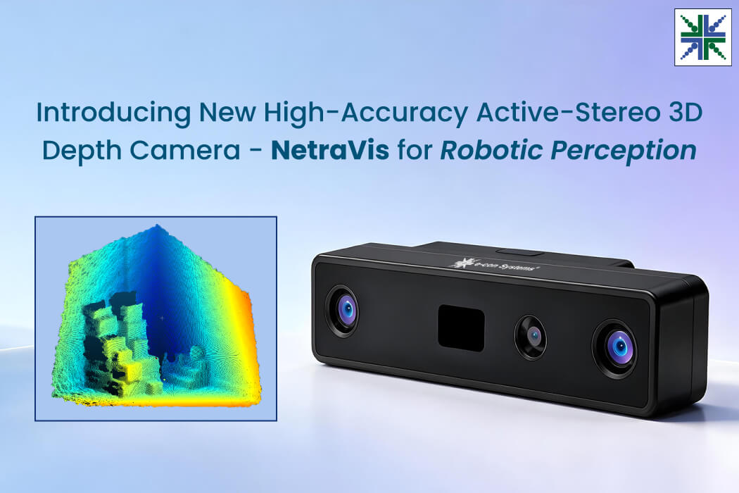 NetraVis 1MP Active Stereo Depth Camera