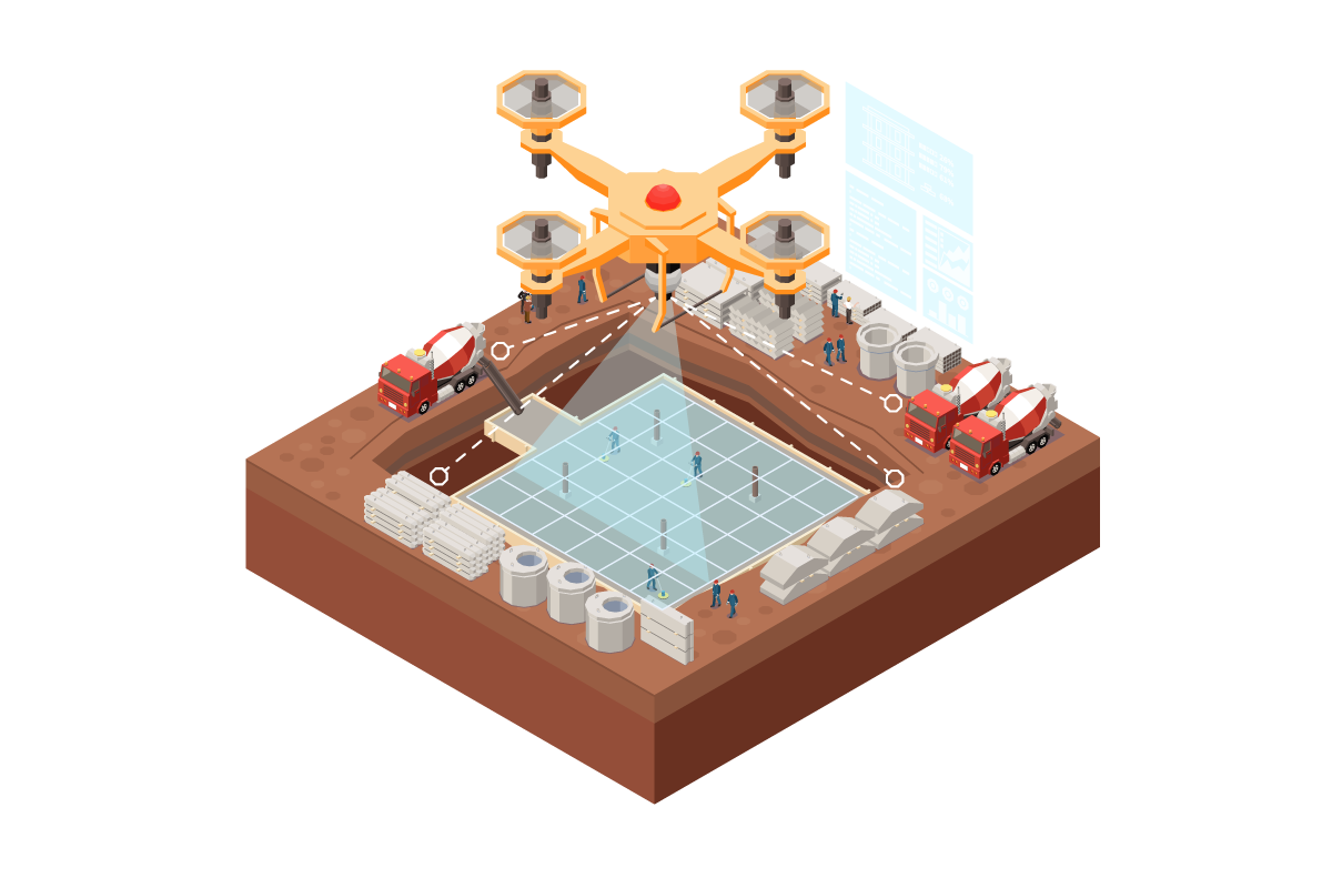 Infrastructure inspection drone