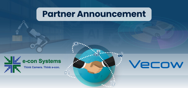 e-con partners with Vecow