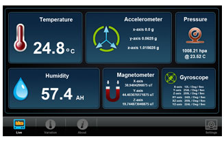 Accelerometer app in Qt Accelerometer app in Qt
